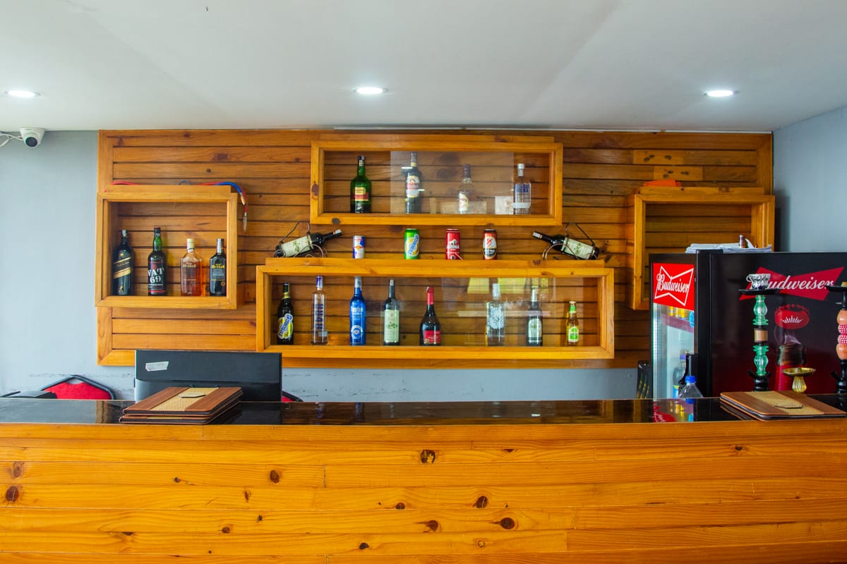 Bar area at Manjari Resort